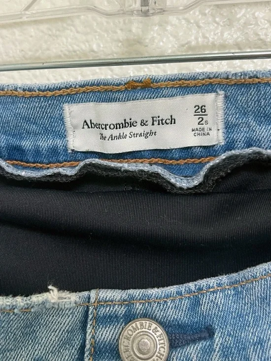 Abercrombie & Fitch Maternity The Ankle Straight Jean 26/2 Short - Picture 3 of 8